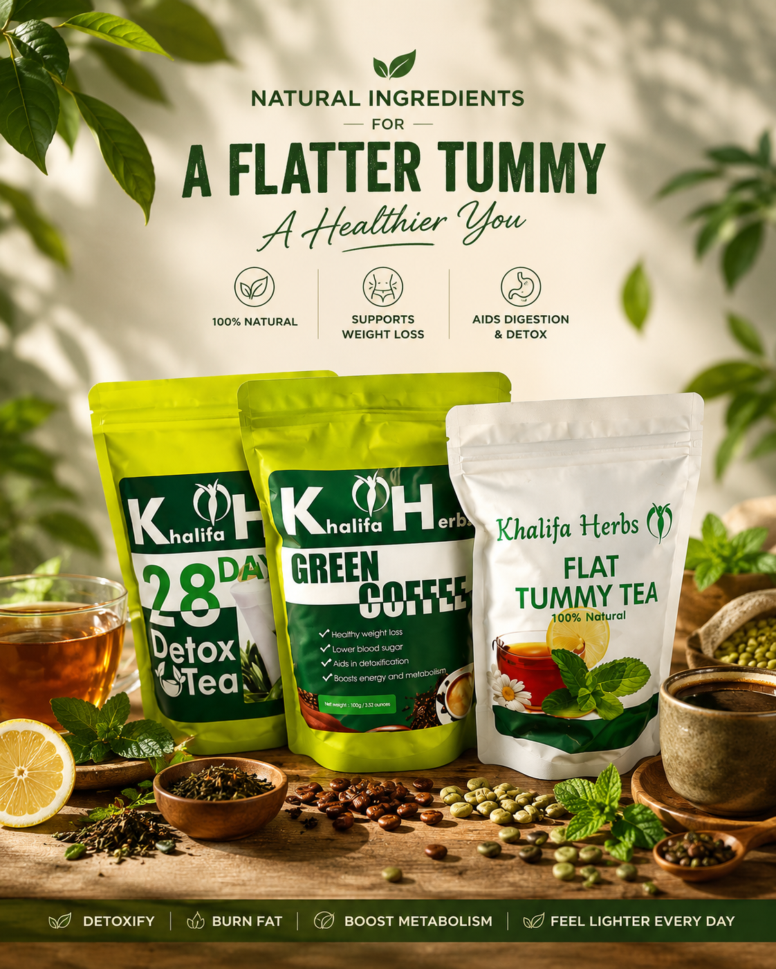 Our flat tummy quick combo